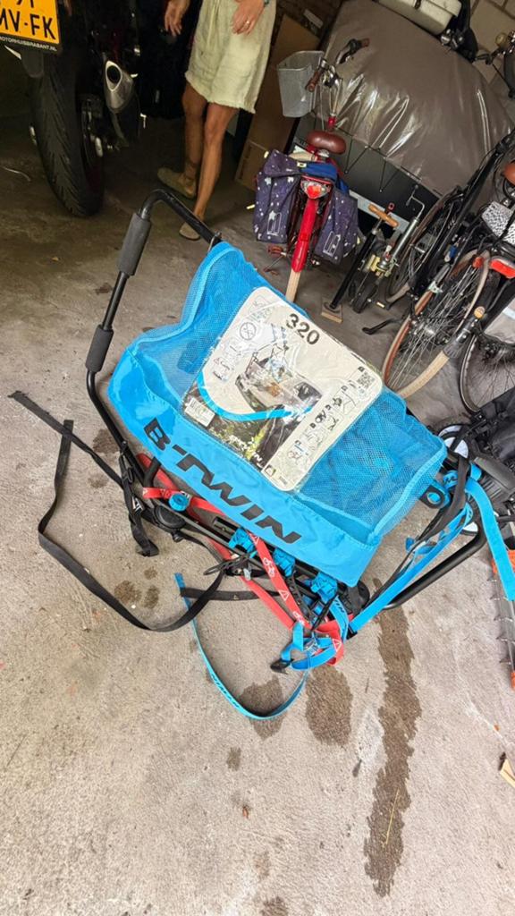 B'Twin 320 Achterklepdrager voor 3 fietsen, Ophalen of Verzenden, Achterklepdrager