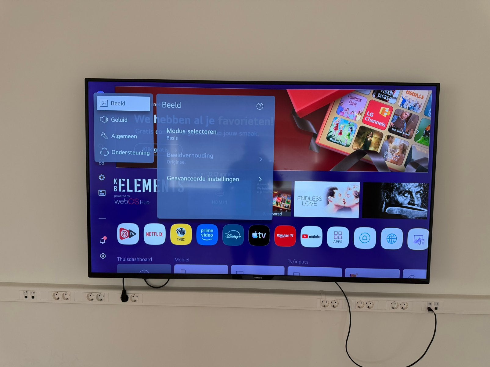 Kb elements tv te koop, Audio, Tv en Foto, Televisies, Ophalen, 100 cm of meer, 50 Hz, Samsung