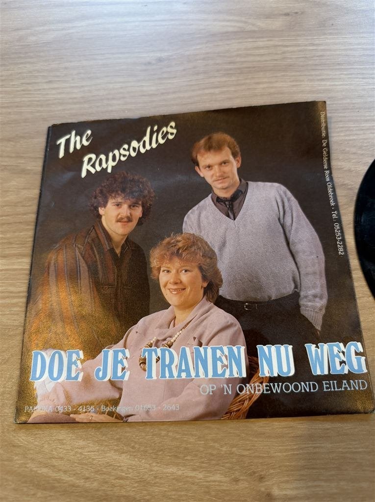 The Rapsodie\'s - Doe je tranen nu weg, Ophalen of Verzenden, Zo goed als nieuw, Nederlandstalig
