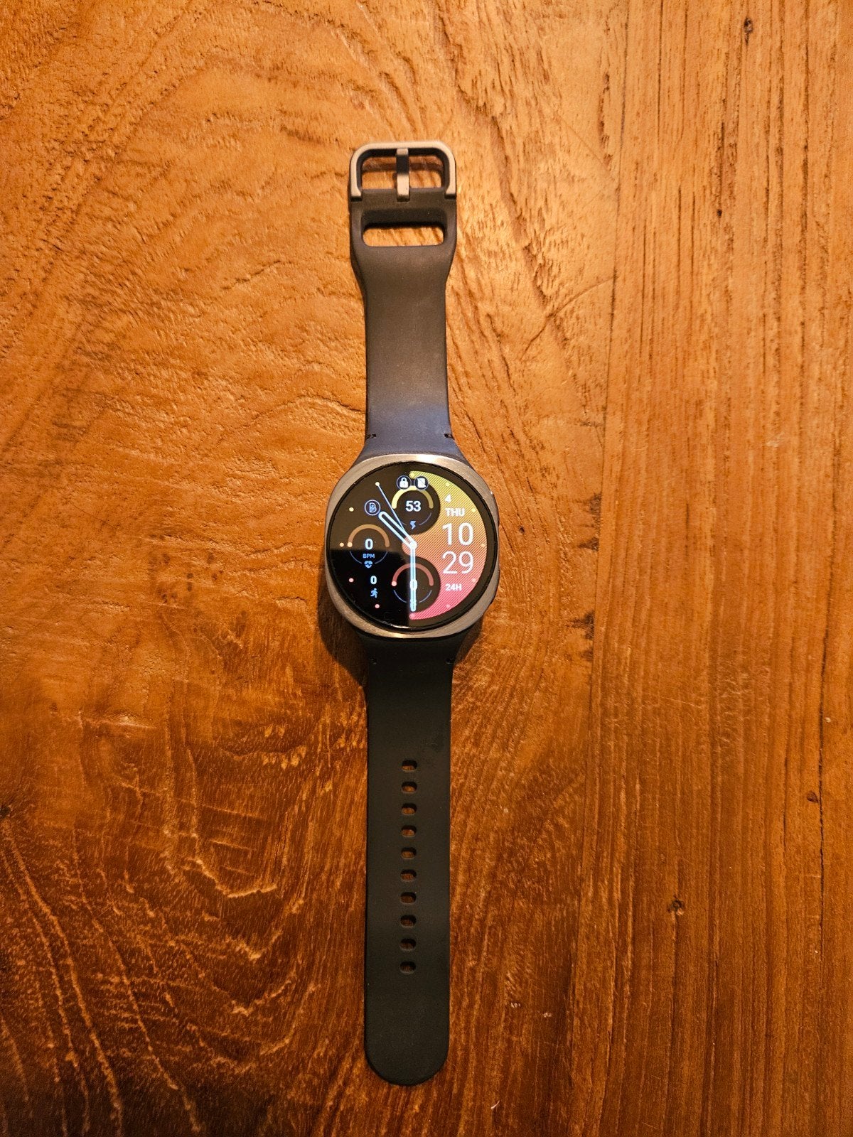 Samsung Galaxy Watch 8 met extra bandje, Sieraden, Tassen en Uiterlijk, Smartwatches, Zwart, Ophalen of Verzenden, Zo goed als nieuw