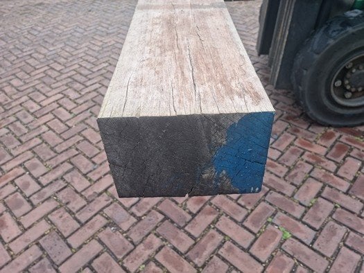 Hardhouten balken / palen 21x15 cm - nr: HB289, Tuin en Terras, Palen, Balken en Planken, Ophalen, 250 cm of meer, Balken, Hardhout