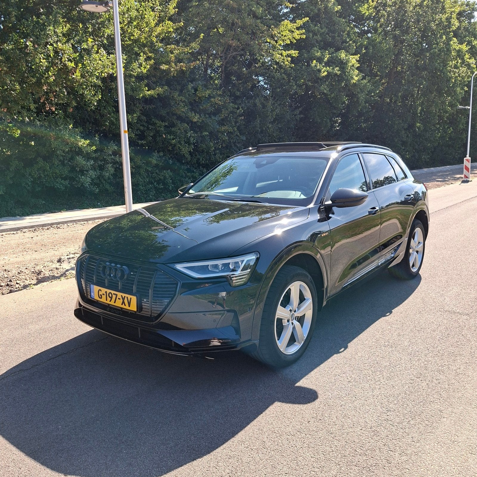 Audi e-tron 50 Quattro 313pk 2019 Zwart, Automaat, 1800 kg, Zwart, 124 €/maand