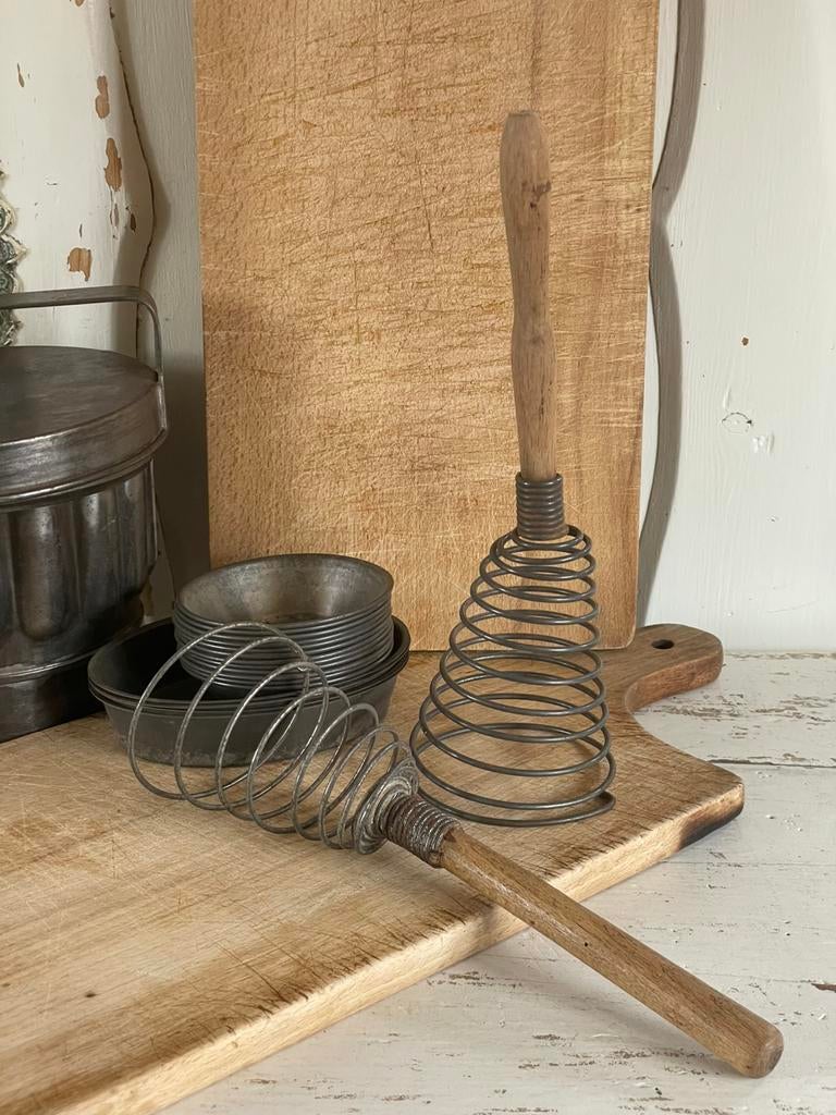Brocante oude klutser / garder houten handvat, Ophalen of Verzenden