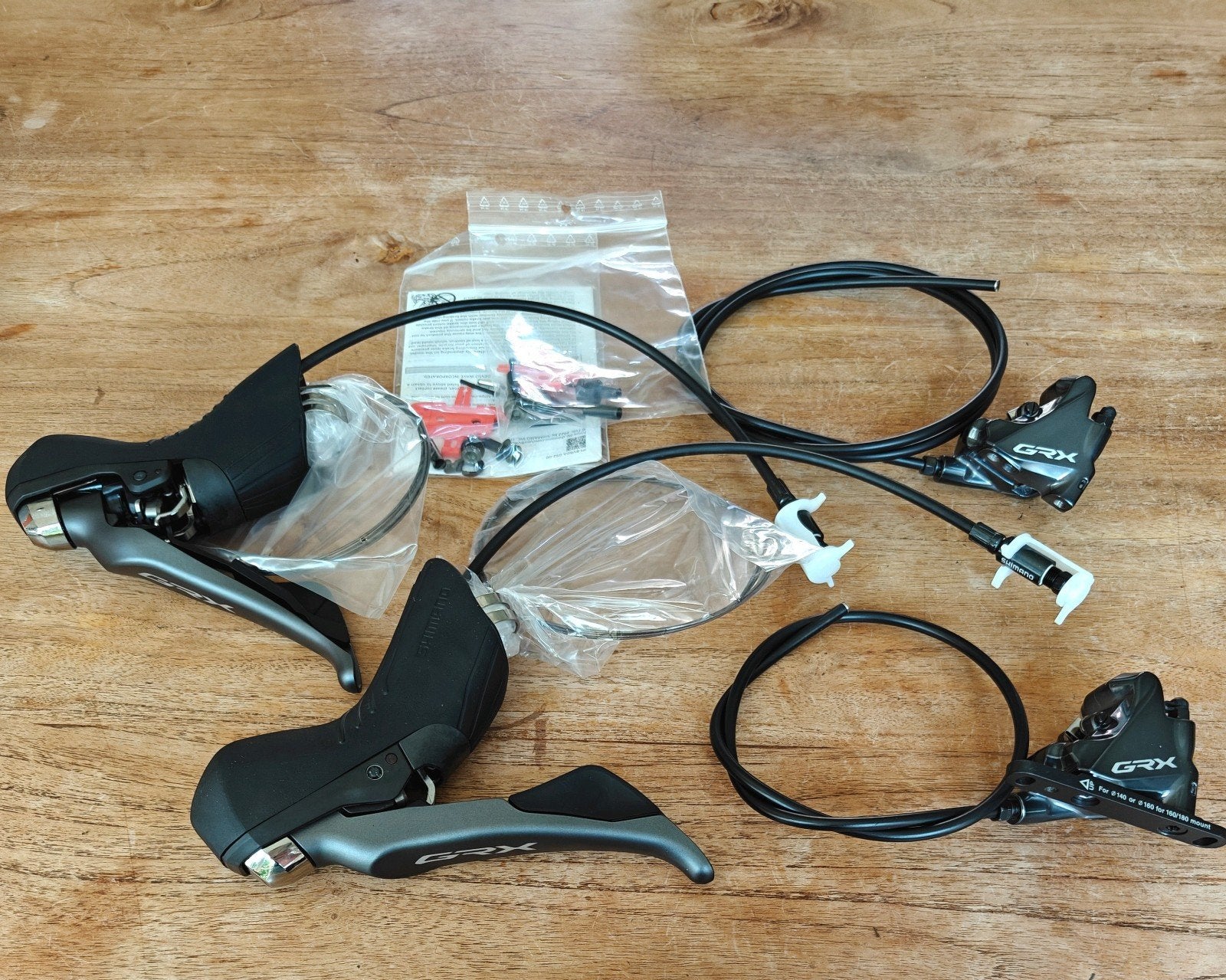 Shimano GRX rx810 rem/shifters set 11 speed, Ophalen of Verzenden, Remmen