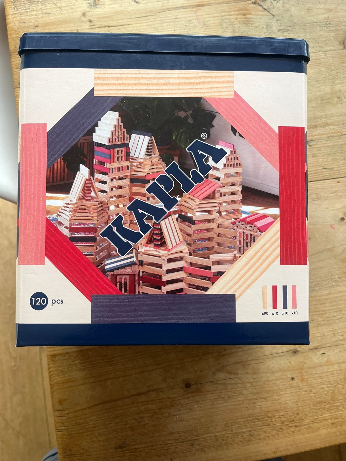 Kapla bouwblokken 120 stuks in handige bewaardoos, Ophalen, Zo goed als nieuw, Overige merken