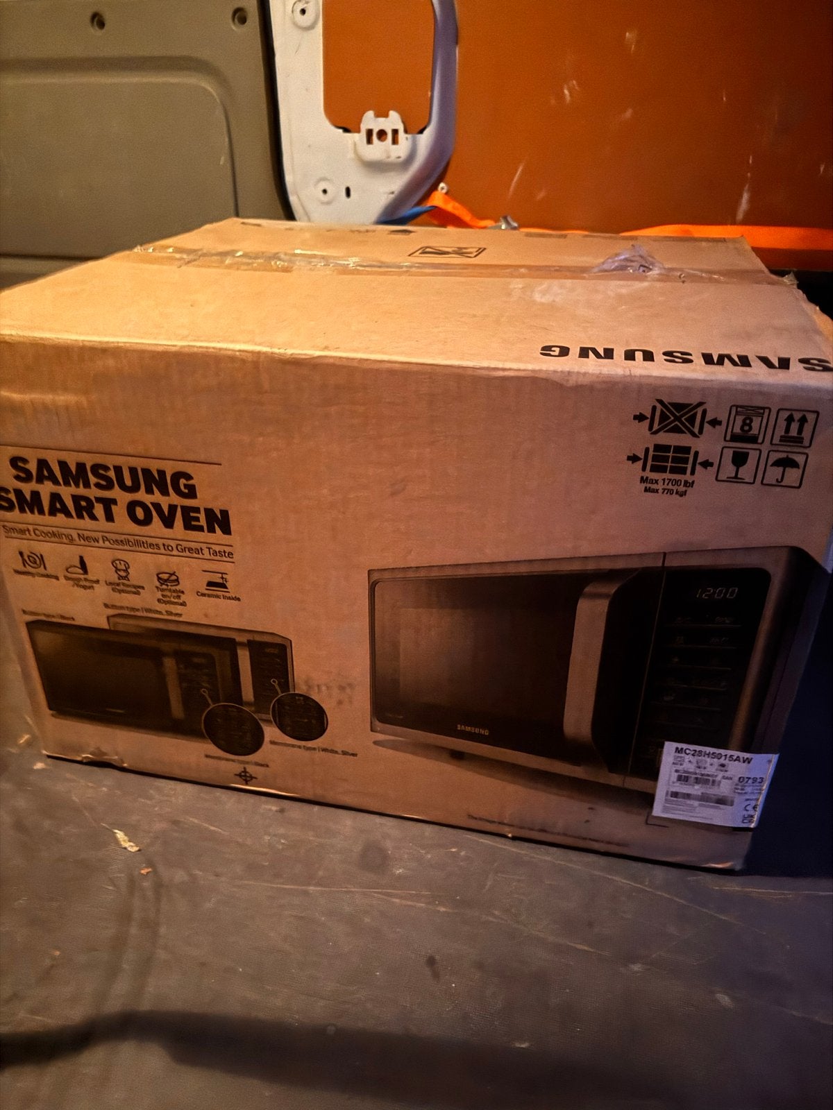NIEUW! Samsung Smart Oven MC28H5015AW Combimagnetron, Witgoed en Apparatuur, Magnetrons, Ophalen, Combimagnetron, Draaiplateau