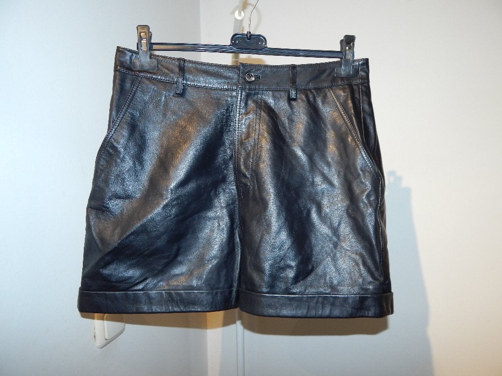 BA&SH zwarte korte kort van zacht soepel leer mt 3/40, Maat 38/40 (M), Kort, Zwart, Ophalen of Verzenden