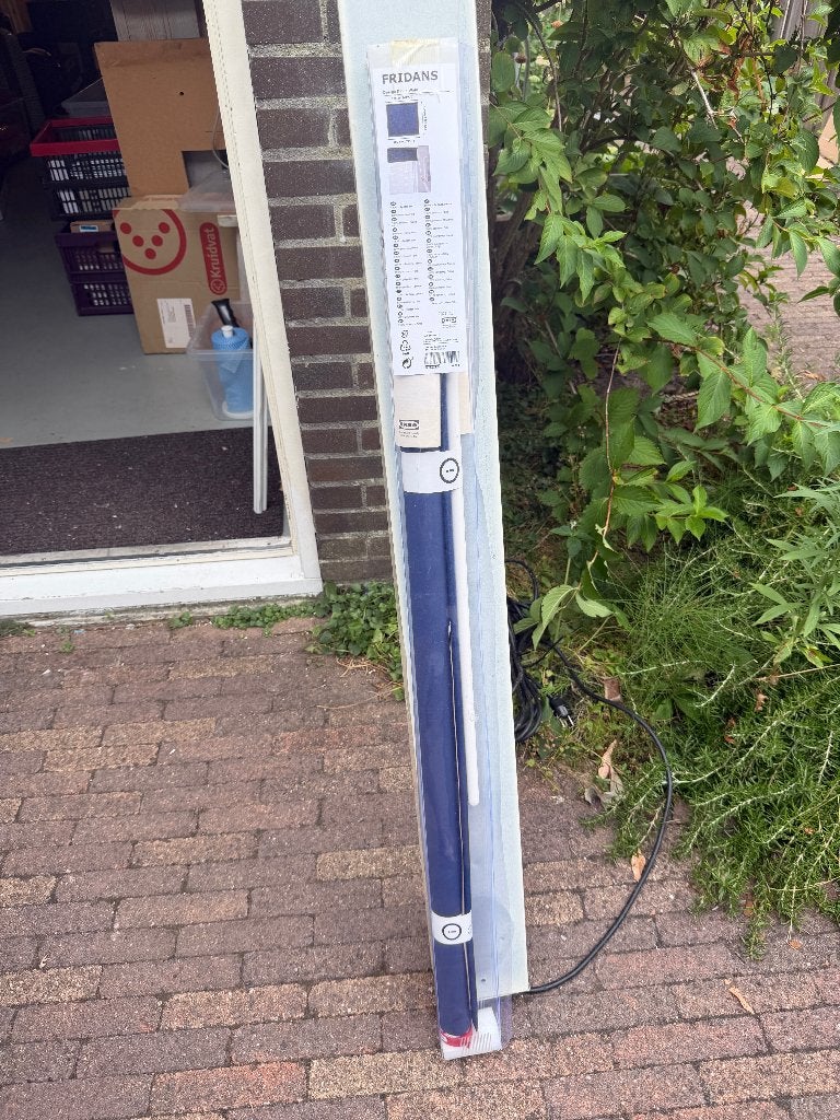 Ikea rolgordijn, Ophalen, Blauw, Nieuw, Rolgordijn
