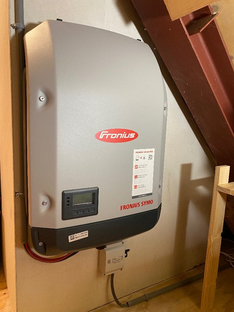 Fronius  Omvormer Symo, Doe-het-zelf en Verbouw, Ophalen, Gebruikt, Overige typen