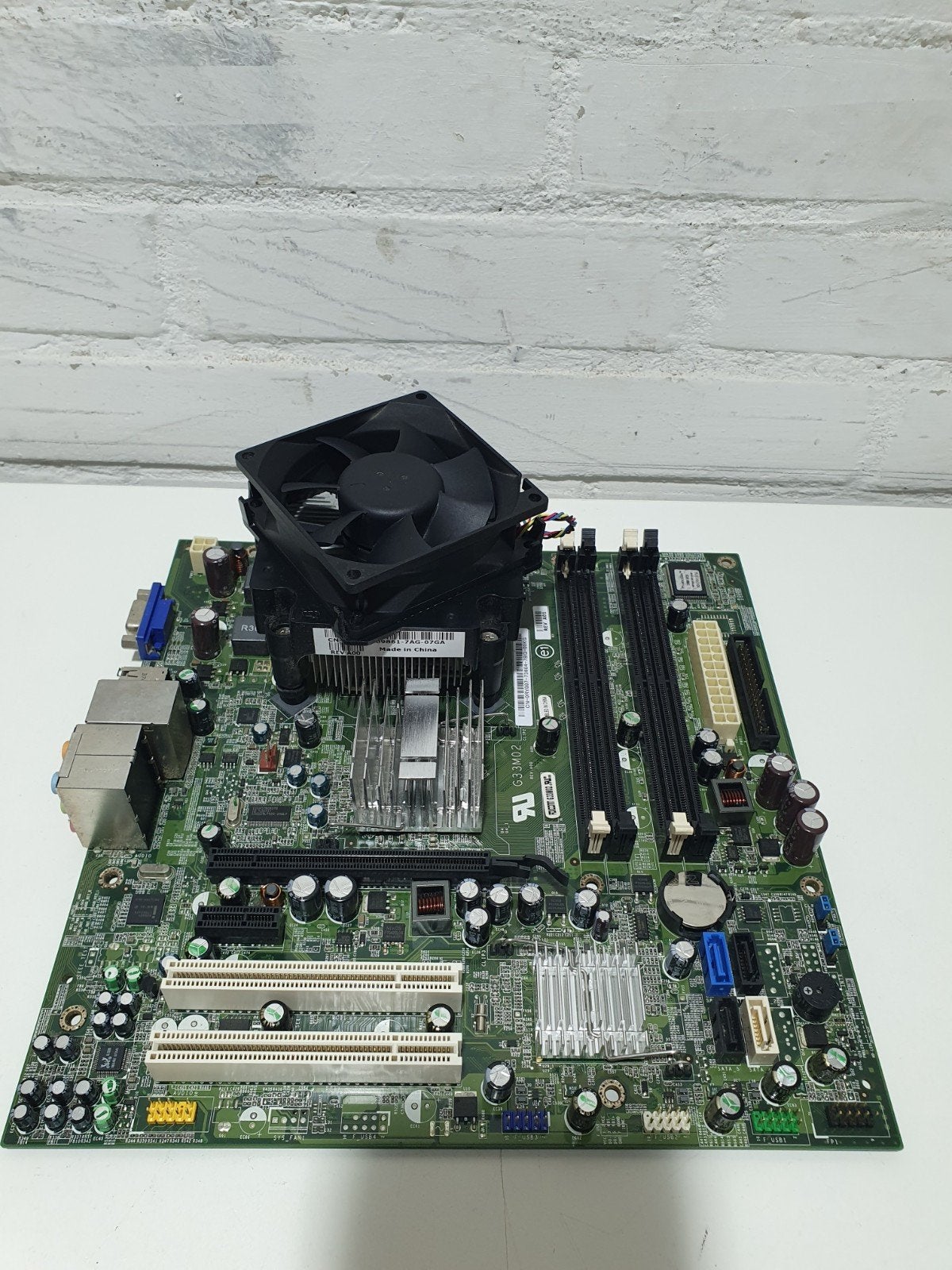 Foxconn G33M02 moederbord + Core 2 Duo E6550 | Socket 775, Computers en Software, Moederborden, ., Refurbished, ., Intel