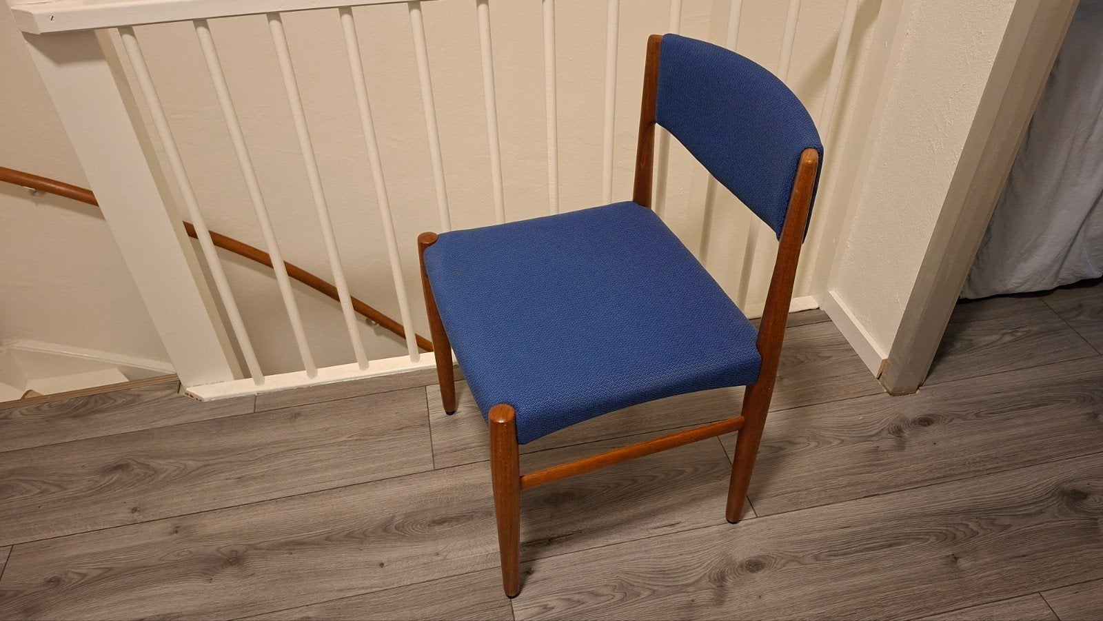6 houten eetkamerstoelen, Huis en Inrichting, Stoelen, Ophalen, Gebruikt, Hout, Vijf, Zes of meer stoelen