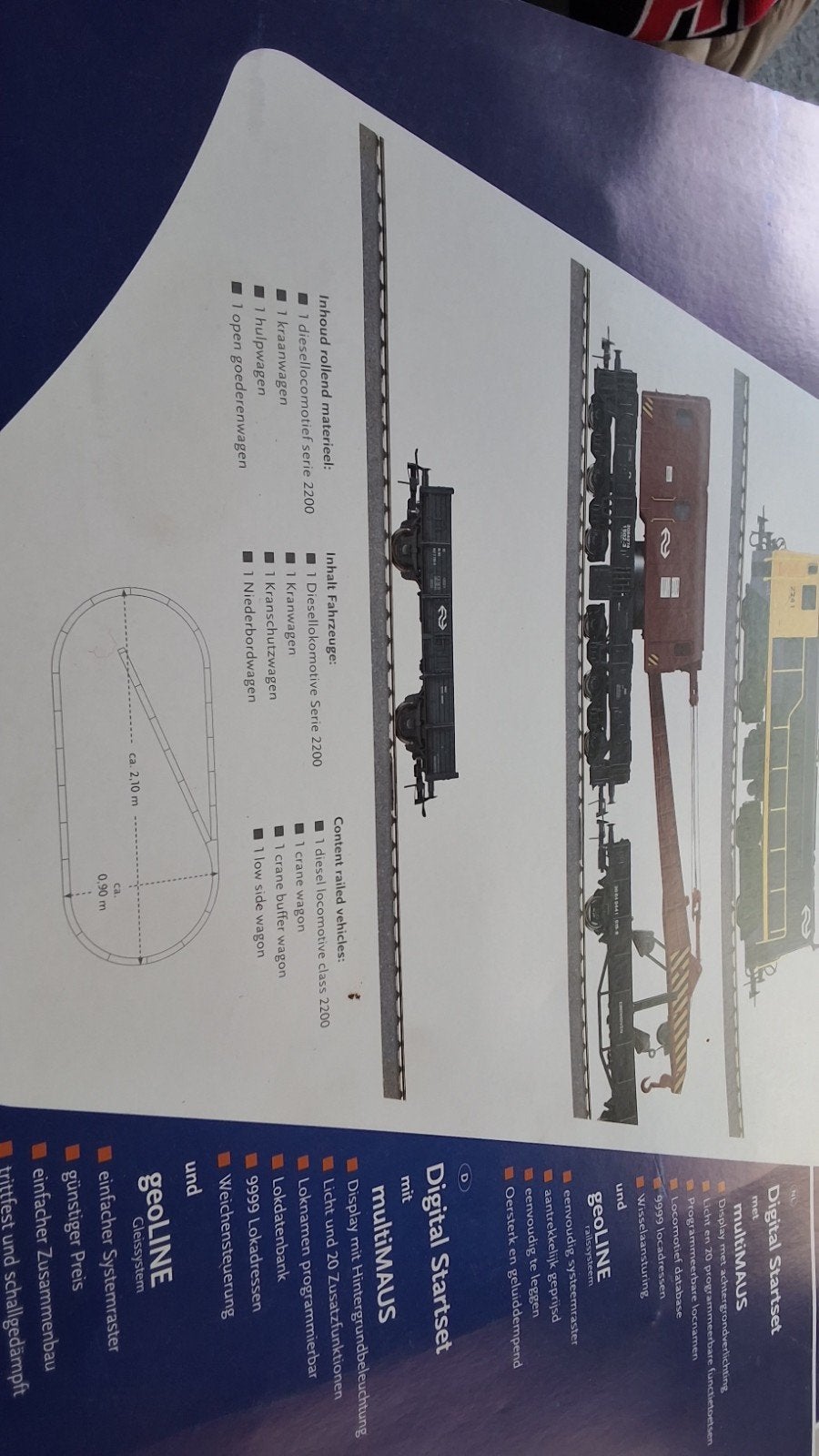 Roco Digitaal Starter Set met Locomotief en Wagons, Hobby en Vrije tijd, Modeltreinen | H0, Treinset, Gelijkstroom, Nieuw, Ophalen of Verzenden