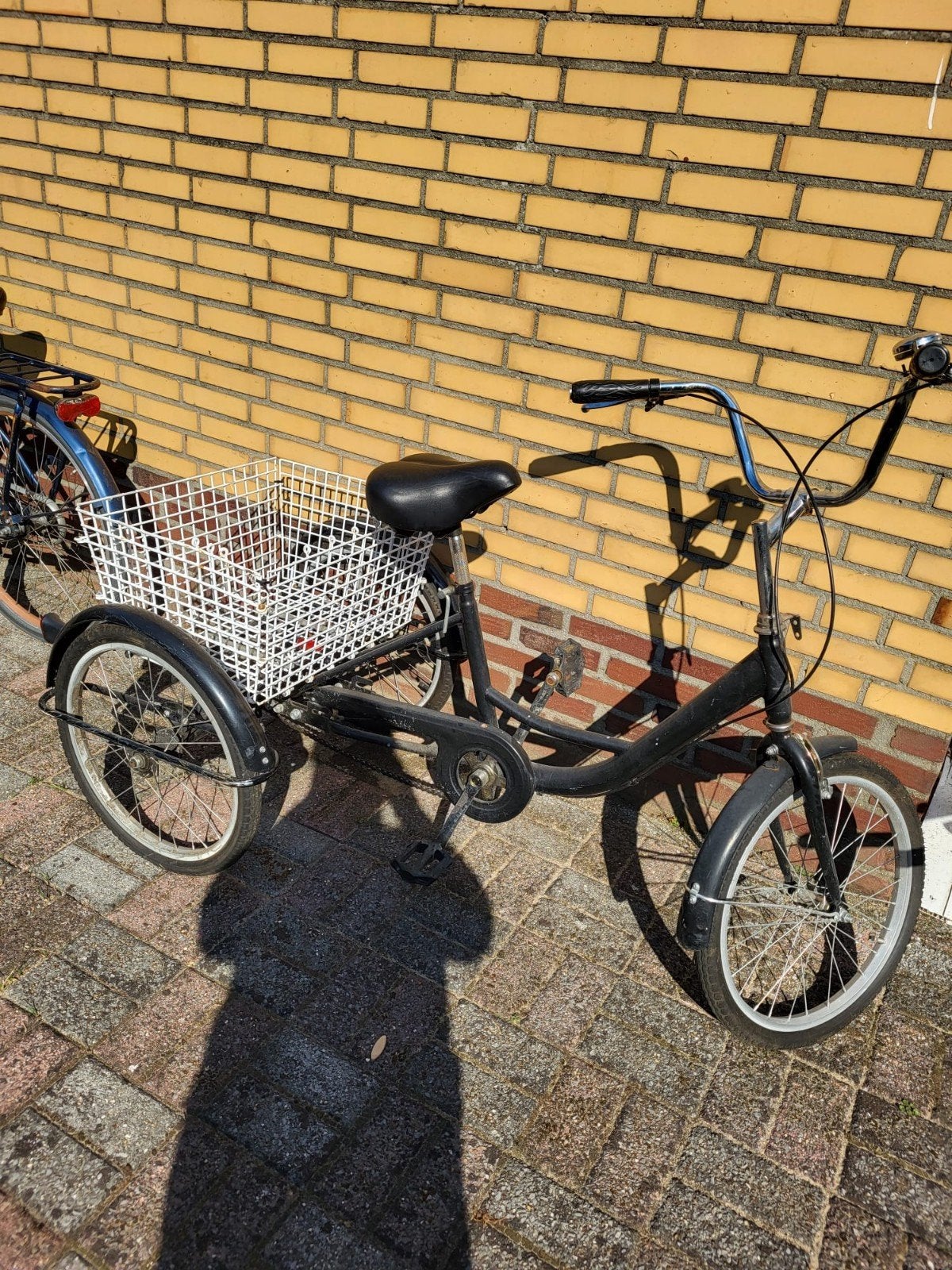 Driewieler met mand, Ophalen, Gebruikt