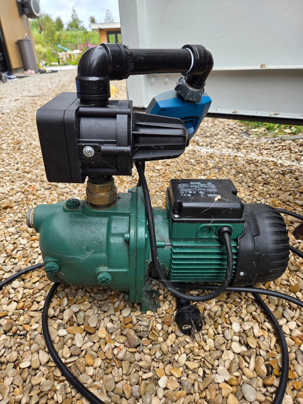 DAB Jet 102M Hydrofoorpomp met Hunter BTT besproeiingscomput, Ophalen, Gebruikt, Elektrisch, Hydrofoorpomp