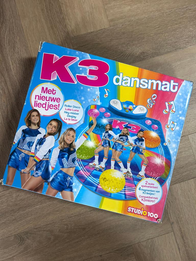 K3 Dansmat, Kinderen en Baby's, Speelgoed | Overig, Ophalen of Verzenden, Zo goed als nieuw, Jongen of Meisje