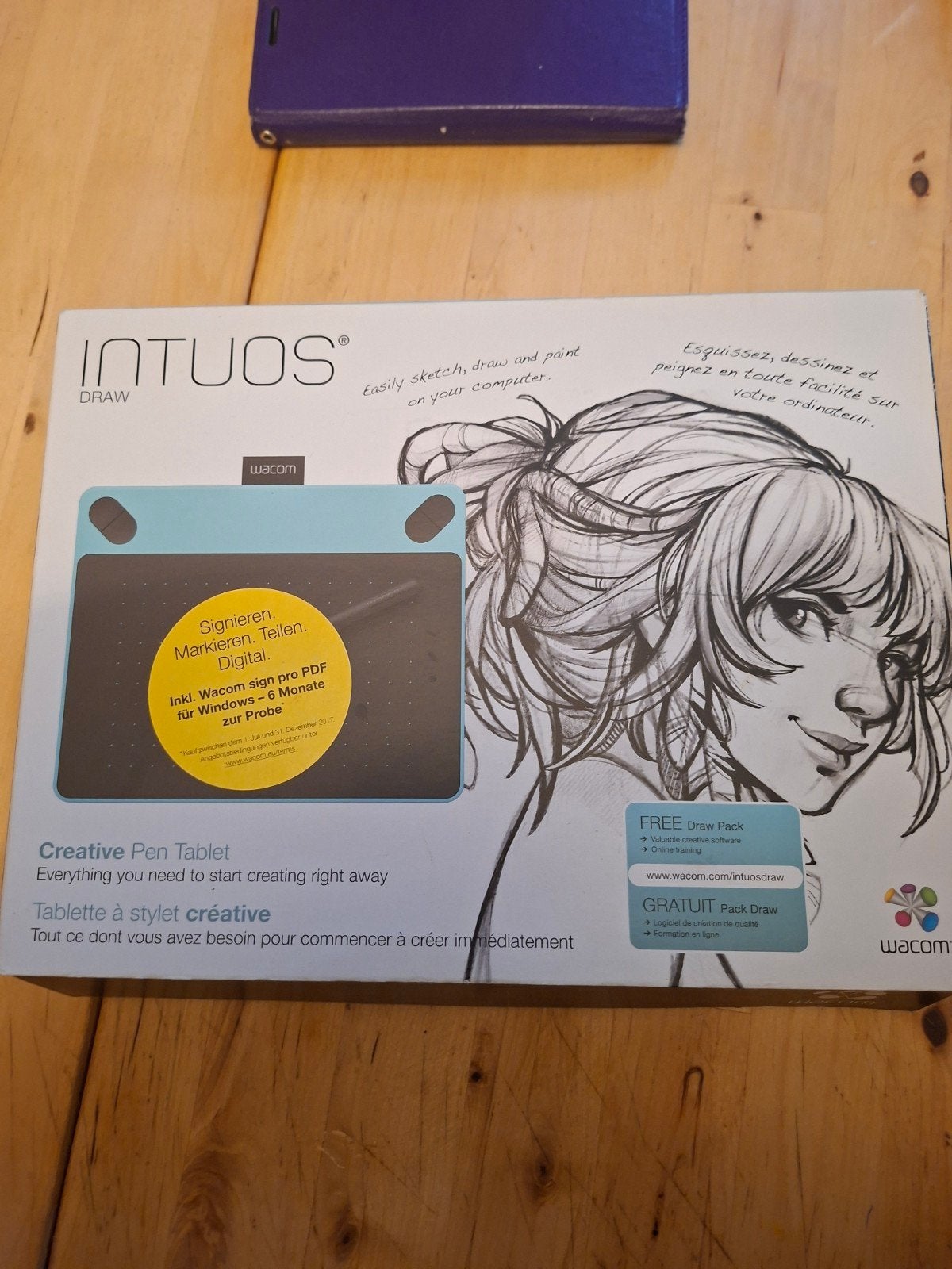 Wacom Intuos Draw Creative Pen Tablet - nieuw, Computers en Software, Ophalen of Verzenden, Nieuw, Bedraad, Wacom