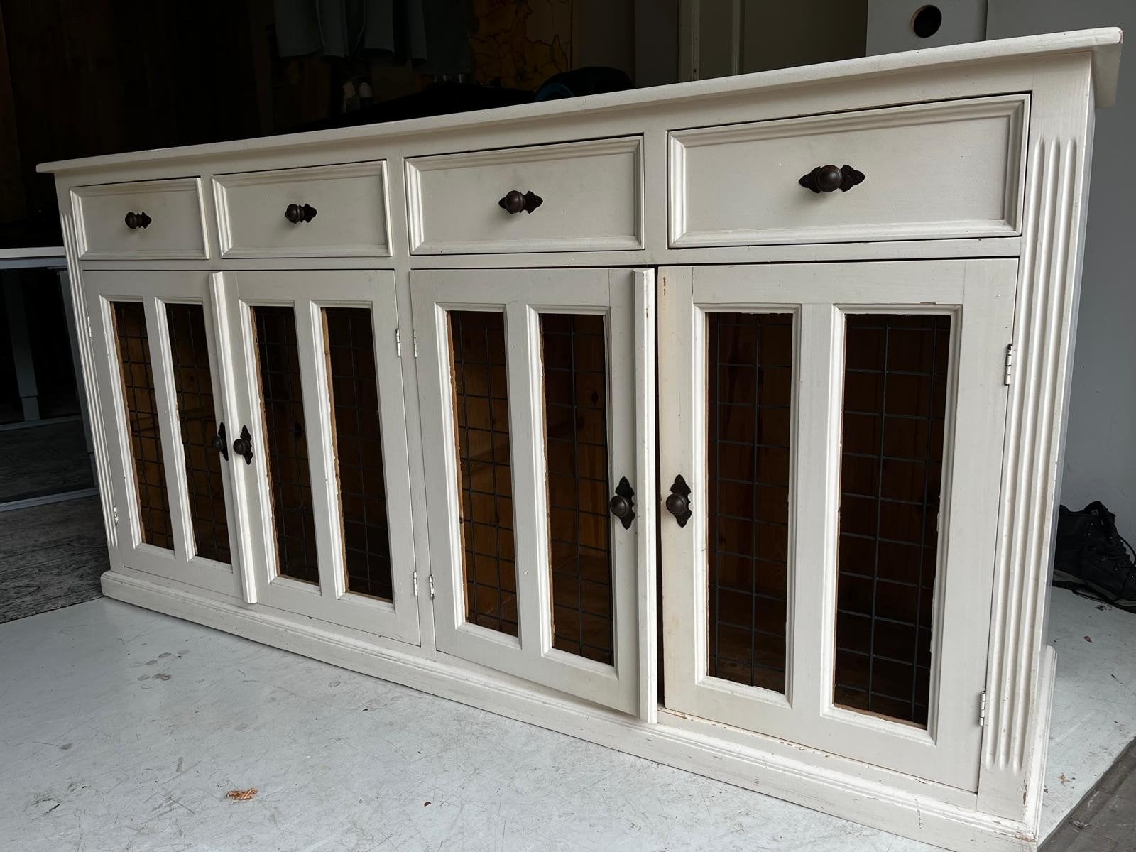 Benchkast, dressoir voor honden, Dieren en Toebehoren, Ophalen, Gebruikt, 110 cm of meer