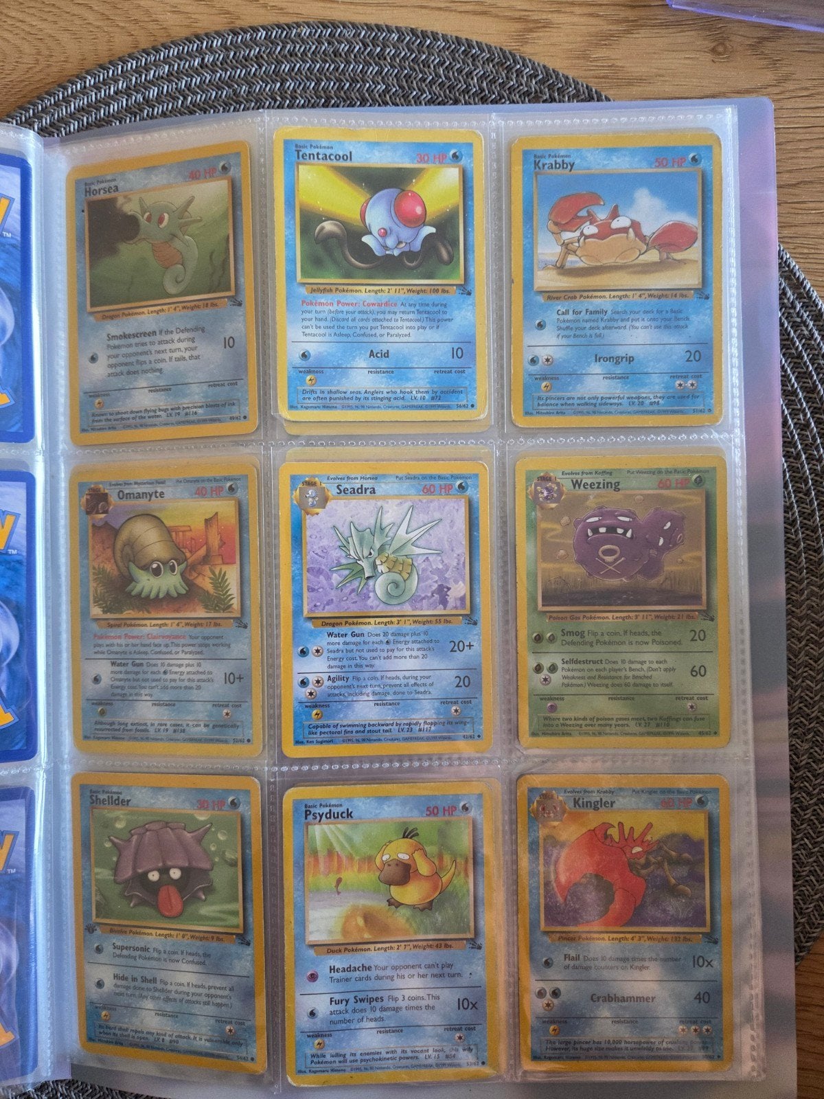 Oude / Vintage Pokémon kaarten Fossil set (1999), Hobby en Vrije tijd, Verzamelkaartspellen | Pokémon, Ophalen of Verzenden, Gebruikt