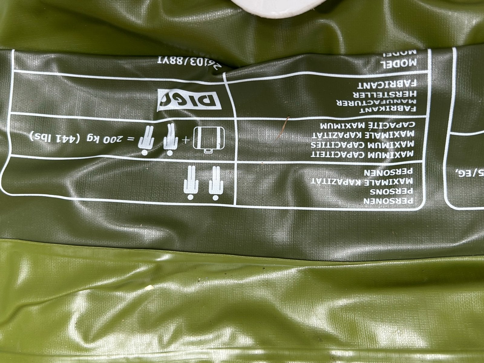 Opblaasboot Weimea Quest 200 kg (2 personen) ZGAN, Ophalen, Zo goed als nieuw