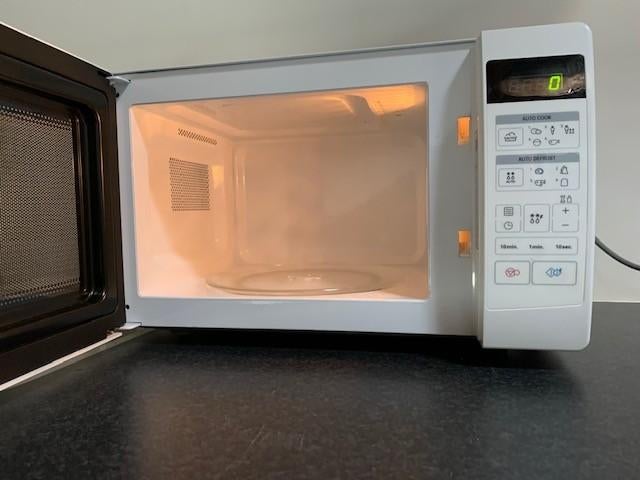 LG Magnetron  MS2049FS 455 x 284 x 345 mm, Ophalen, Draaiplateau, Magnetron, Zo goed als nieuw