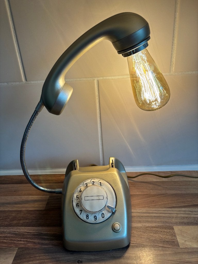 vintage telefoon, Ophalen of Verzenden, Gebruikt, Met draaischijf