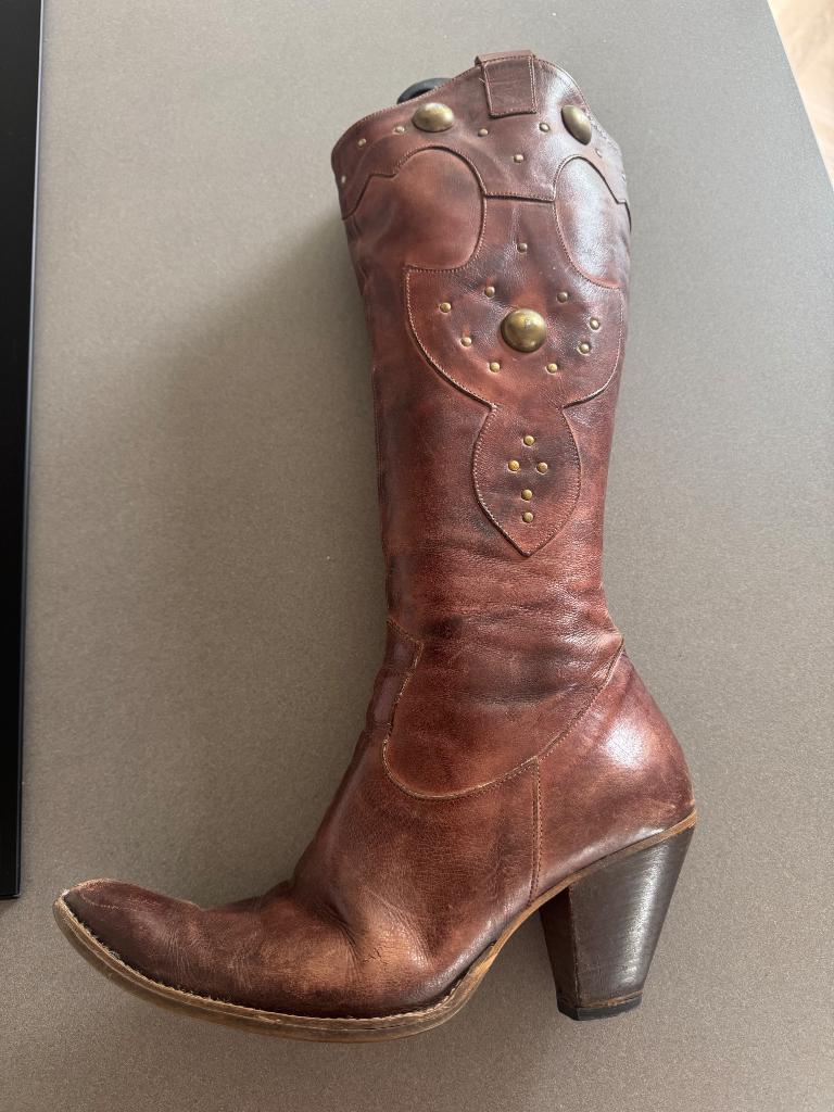 Western laarzen, Kleding | Dames, Schoenen, Ophalen, Hoge laarzen, Bruin, Onbekend