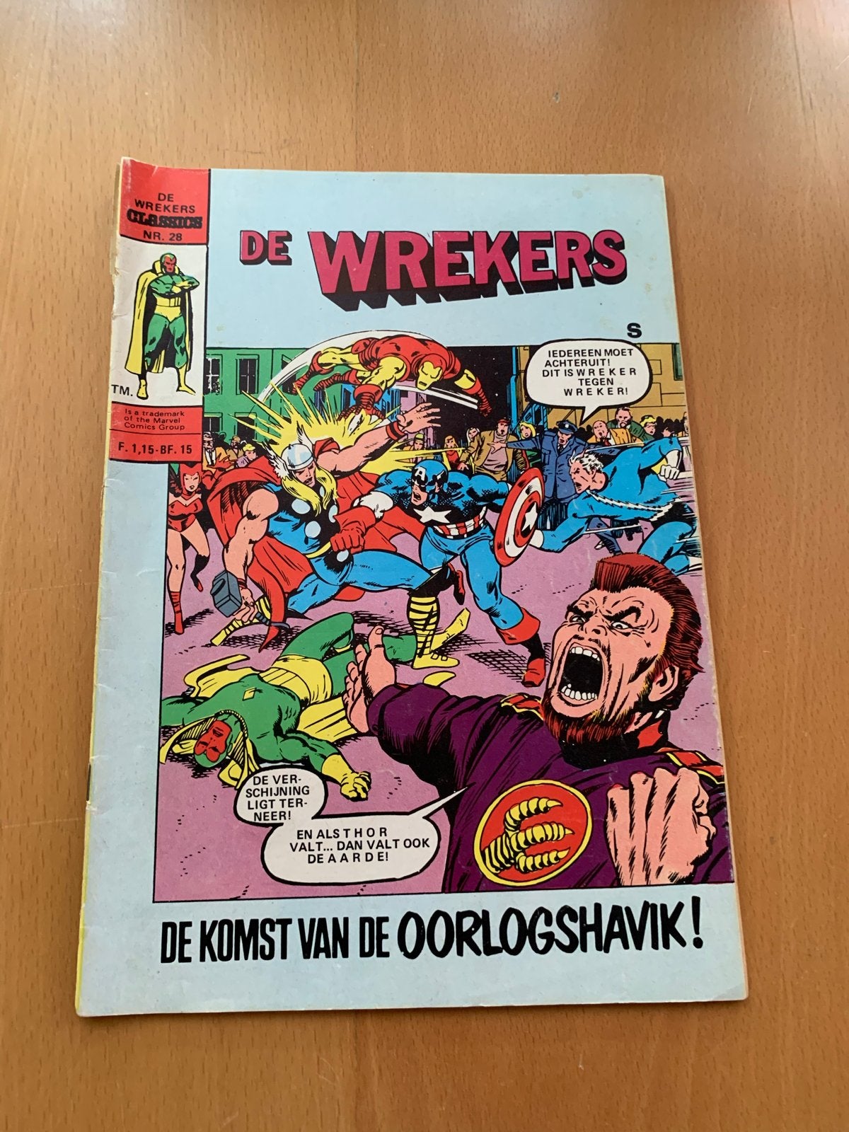 De Wrekers Classics Nr. 28 - De Komst van de Oorlogshavik!, Eén stripboek, Ophalen of Verzenden, Gelezen