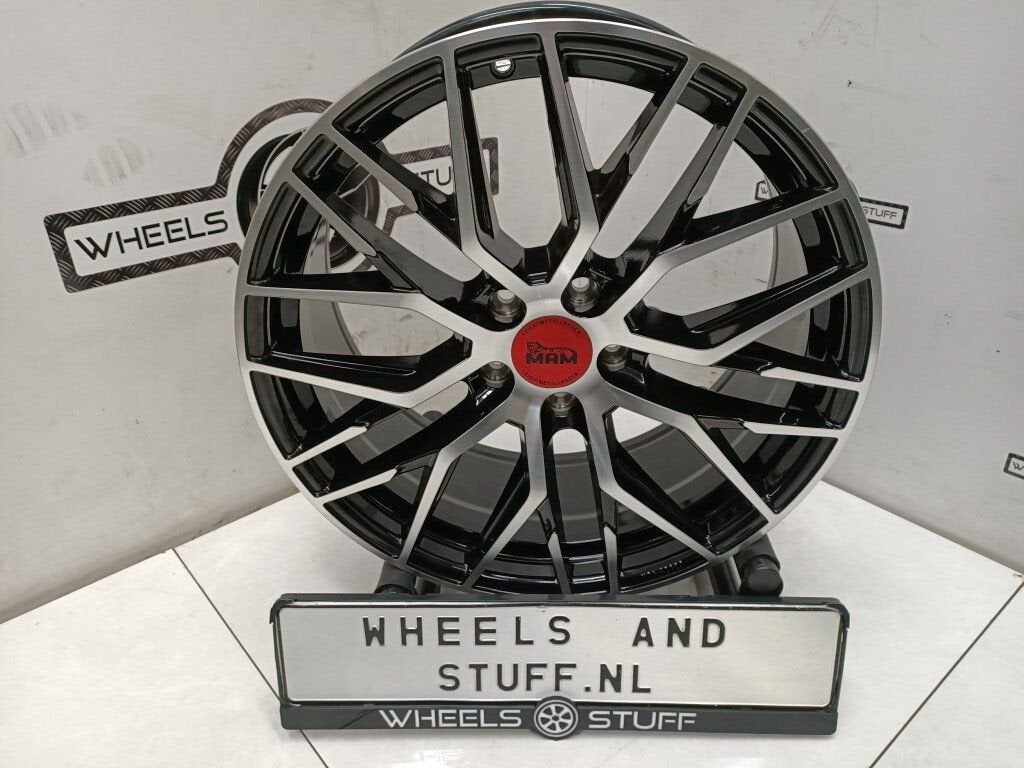 MAM RS4 lichtmetaal velgen 19"inch 5x112, Ophalen, Gebruikt, 19 inch, Velg(en)