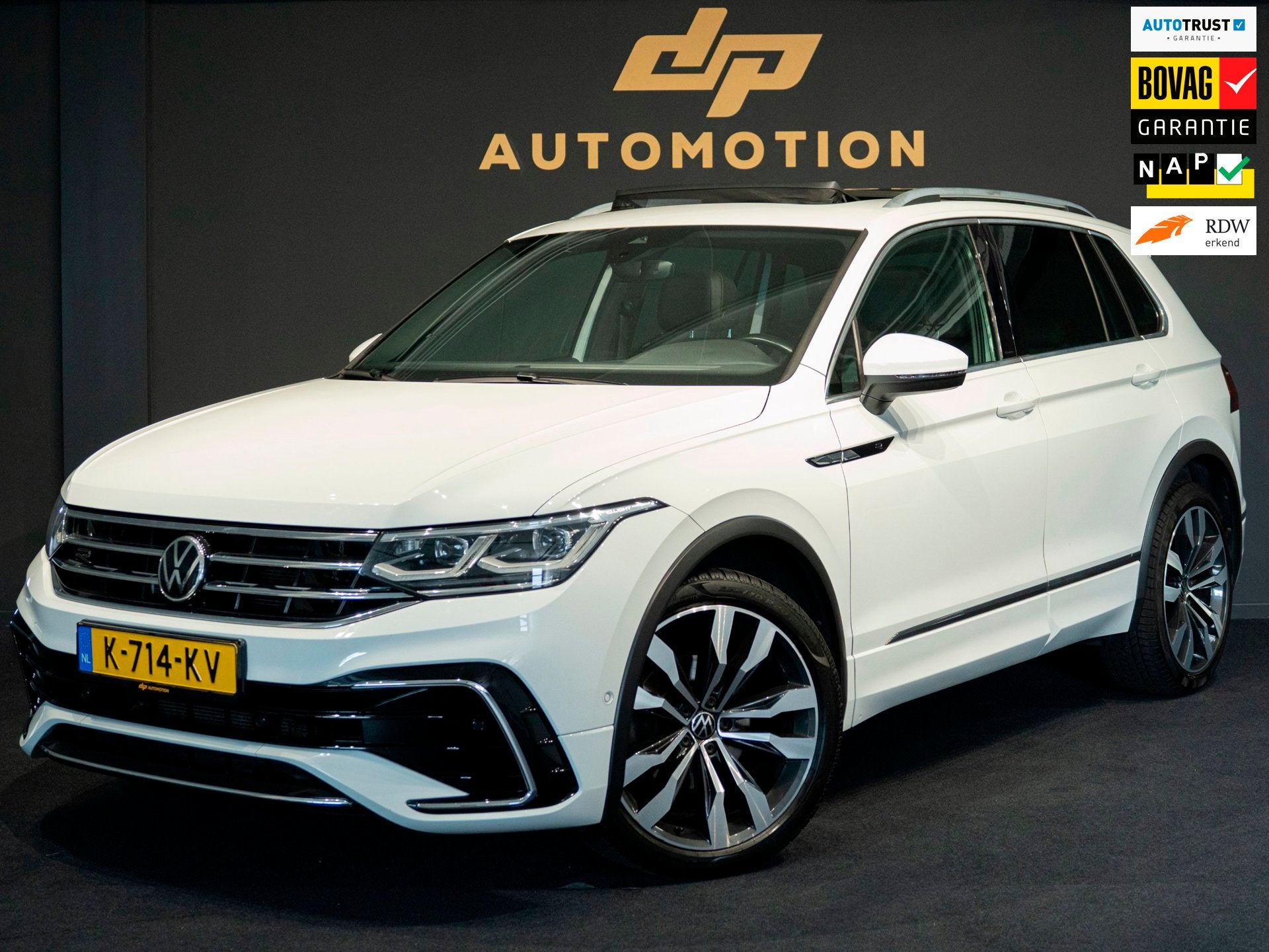 Volkswagen Tiguan 1.5 TSI R-Line Business+/R-LINE/PANO/CARPL, Auto's, Euro 6, 4 cilinders, 150 pk, Wit