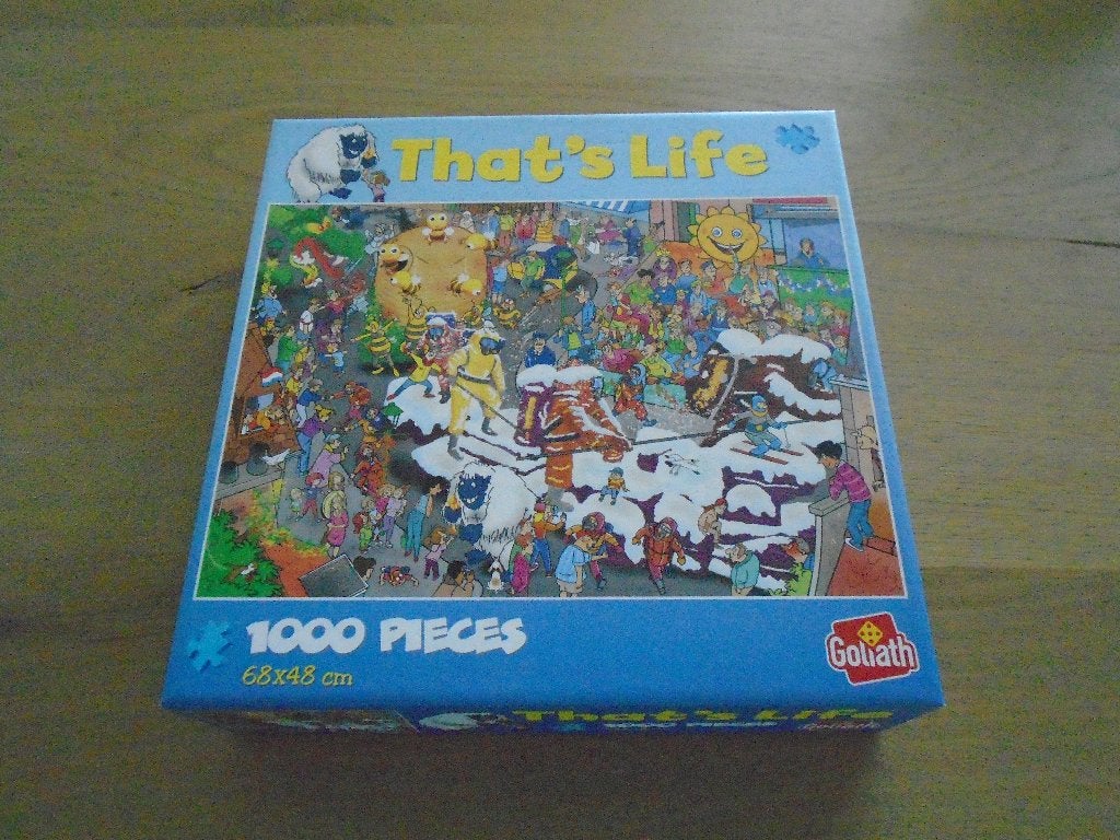 That's life puzzel: Bloemparade, Ophalen, 500 t/m 1500 stukjes, Zo goed als nieuw, Legpuzzel