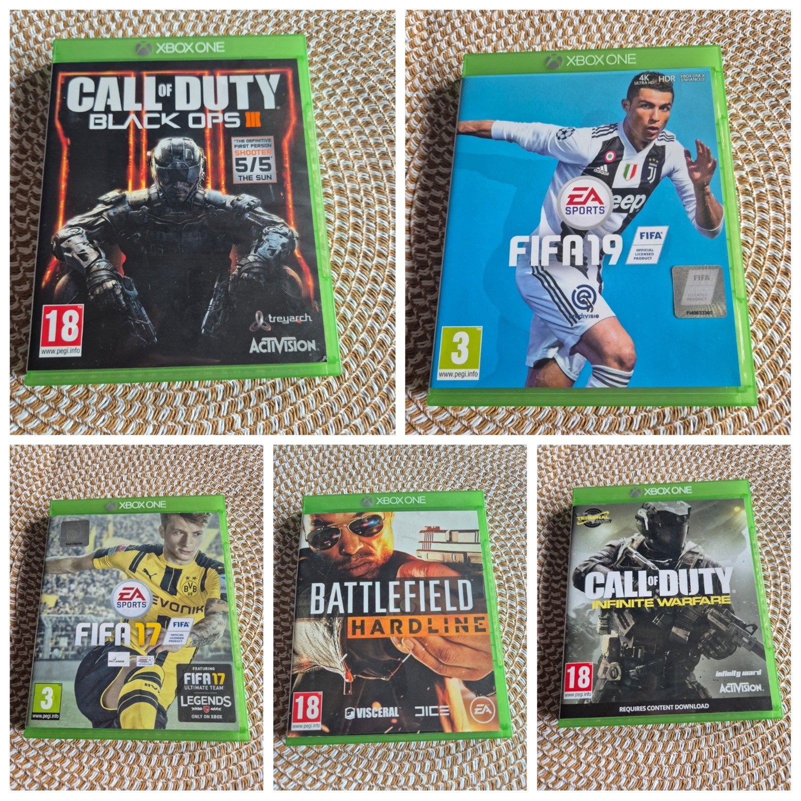 Xbox One Games: FIFA 17, FIFA 19, Call of Duty, Battlefield, Online, Gebruikt, Vanaf 18 jaar, Ophalen of Verzenden