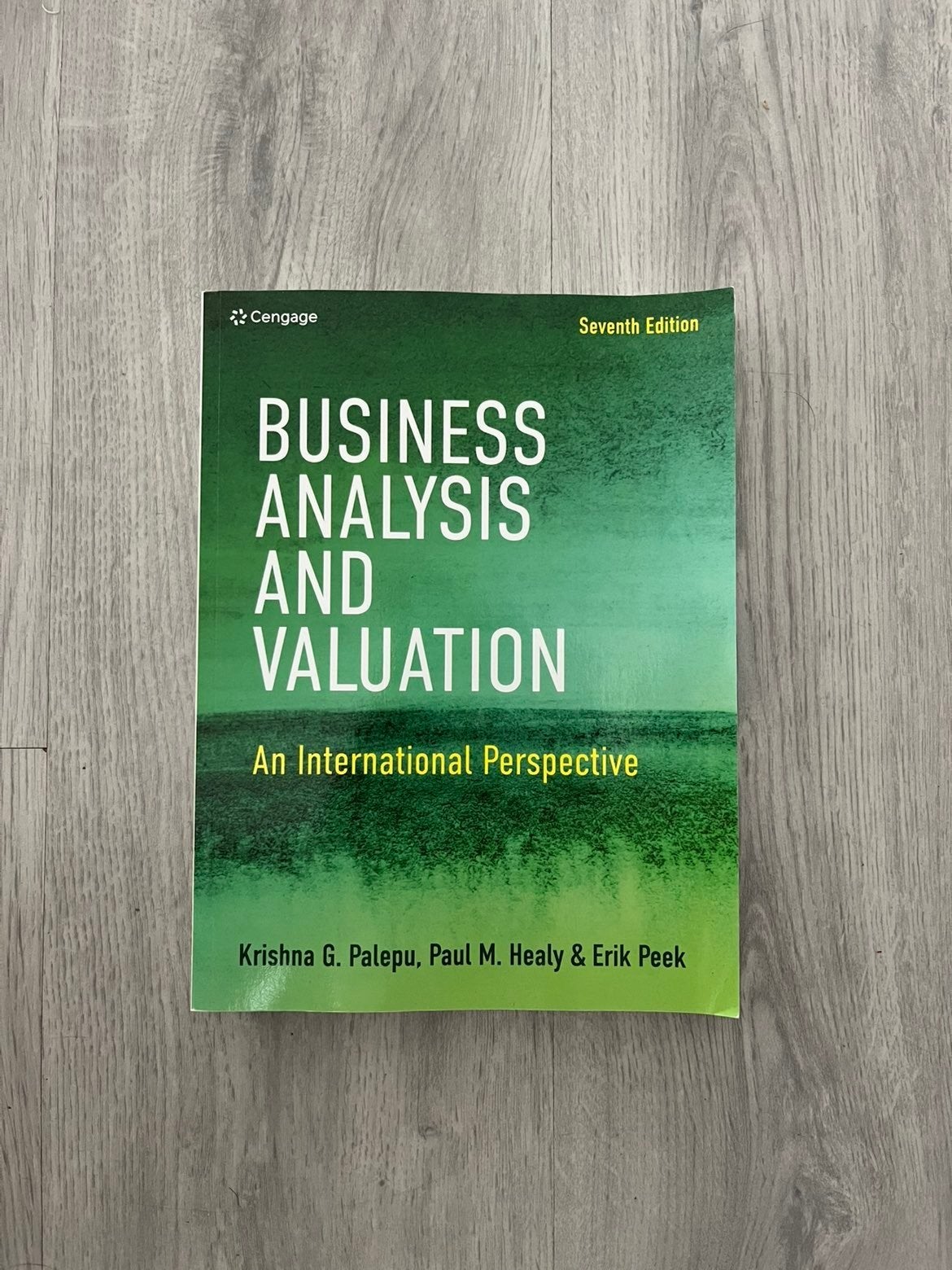 Business Analysis and Valuation - 7e editie, Ophalen of Verzenden, Gamma, Krishna G. Palepu, Paul M. Healy & Erik Peek, WO
