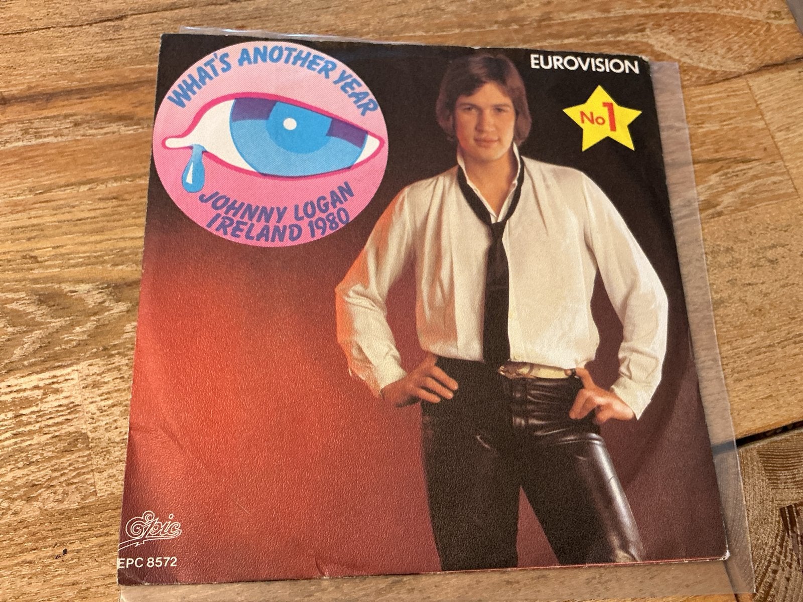 Johnny Logan - What's Another Year (Eurovision 1980), Gebruikt, 7 inch, Pop, Overige typen