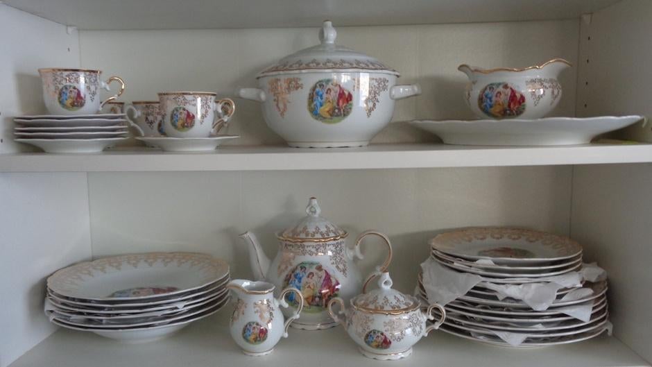 MZ Moritz z dekauer thee en eet servies Chechoslovakia, Ophalen of Verzenden, Zo goed als nieuw, Overige stijlen, Porselein