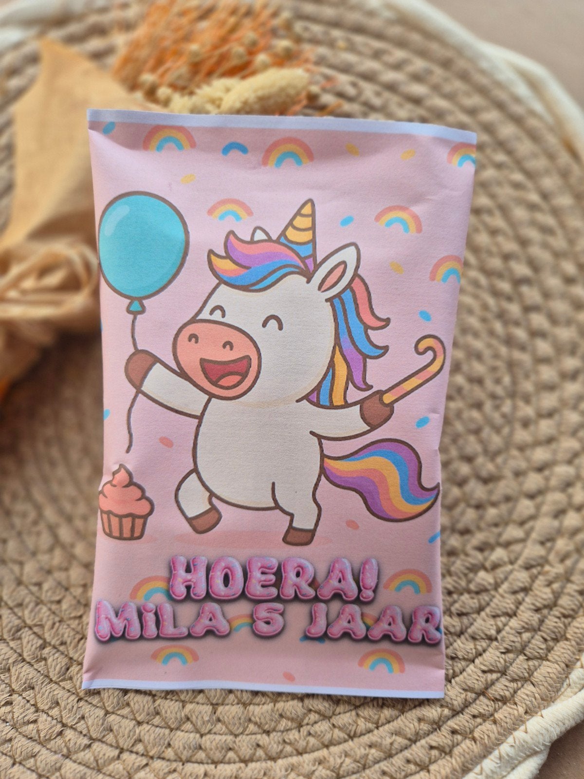 Unicorn traktatie, Ophalen of Verzenden, Nieuw, Feestartikel, Verjaardag