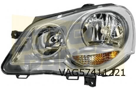 Volkswagen Polo VI (3/05-8/09) (9N2) koplamp Links OES! 6Q19, -, Volkswagen, -, Nieuw