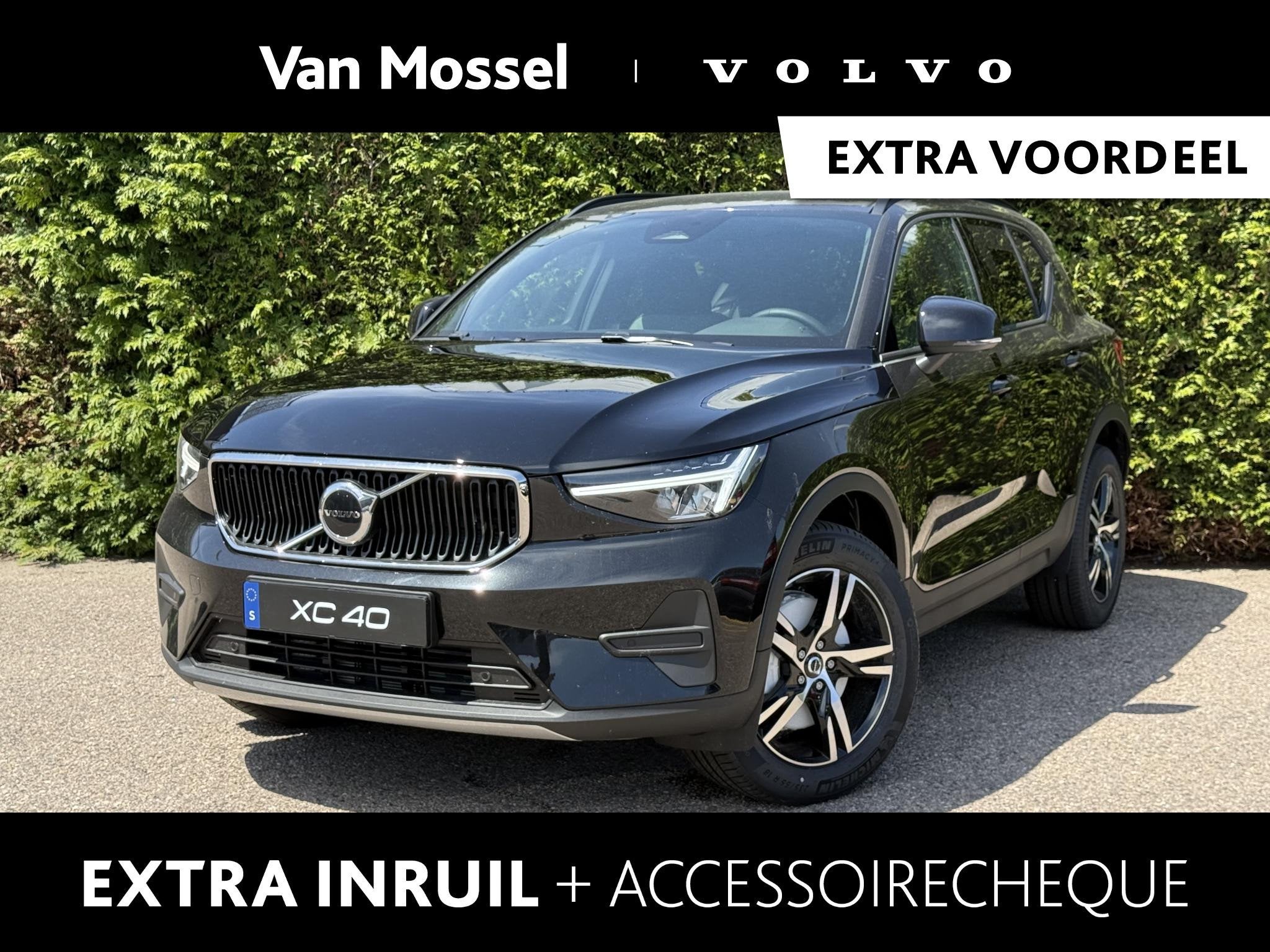 Volvo XC40 B4 Business Edition | Keyless | Bliss | Harman ka, Auto's, 4 cilinders, Zwart, Bedrijf, SUV of Terreinwagen