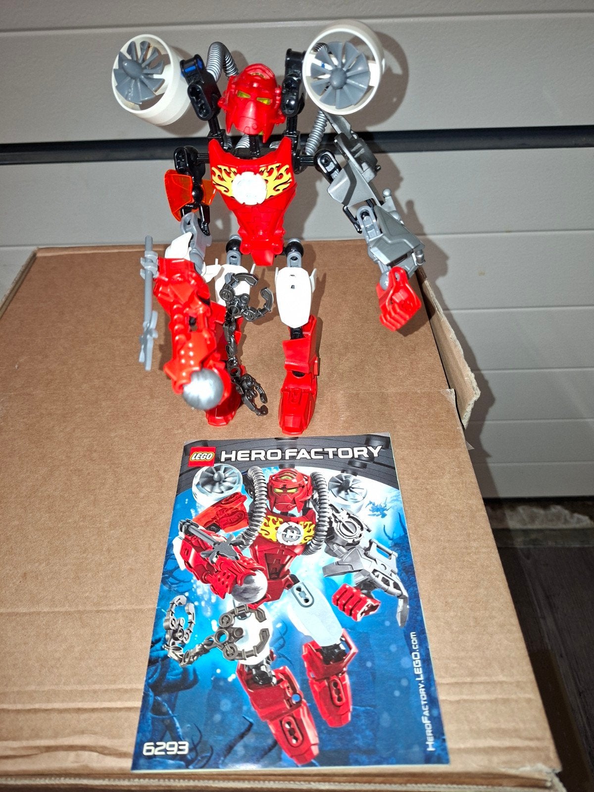 Lego Hero Factory 6293 Furno - Complete set met instructies, Gebruikt, Overige thema's, Lego, Compleet