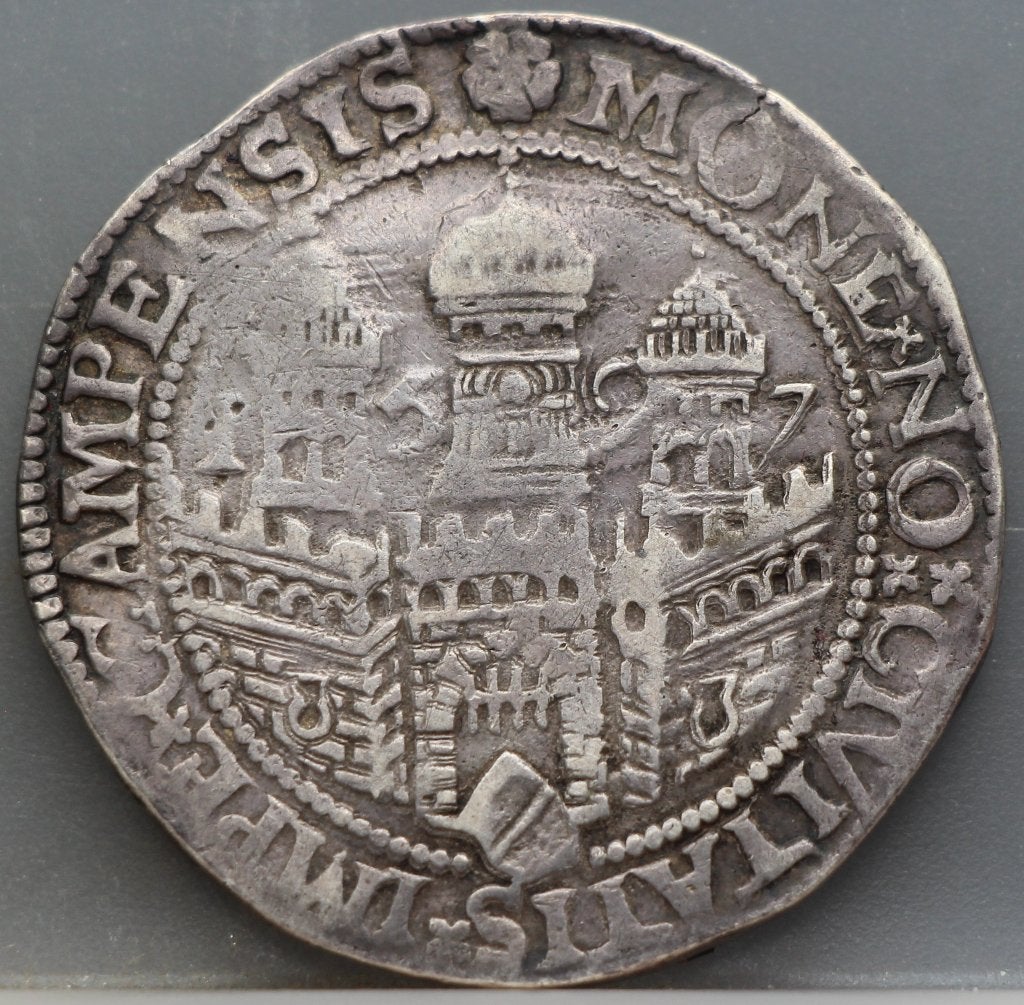 1 Arendsrijksdaalder 1597 Kampen, Postzegels en Munten, Munten | Nederland, Vóór koninkrijk, Zilver, Losse munt, Overige waardes