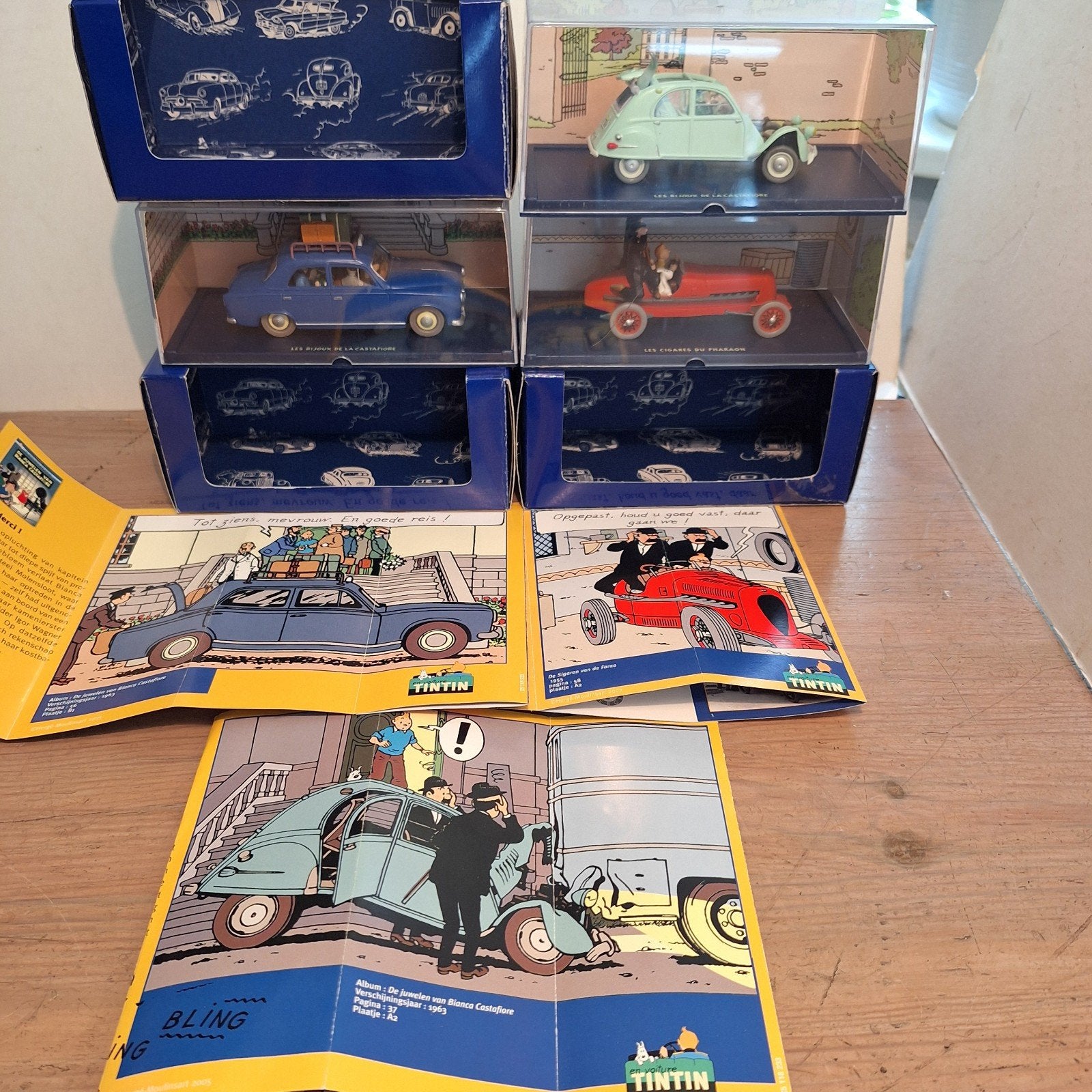 3 Kuifje modellen: Citroën 2CV, Peugeot 403, Citroën Ami 6, Ophalen of Verzenden, Nieuw