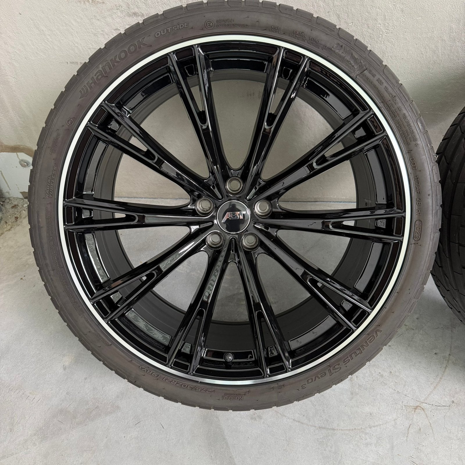 21 inch Audi A6 S6 A7 S7  ABT look Velgen met banden, Gebruikt, 275 mm, Velgen, Personenwagen