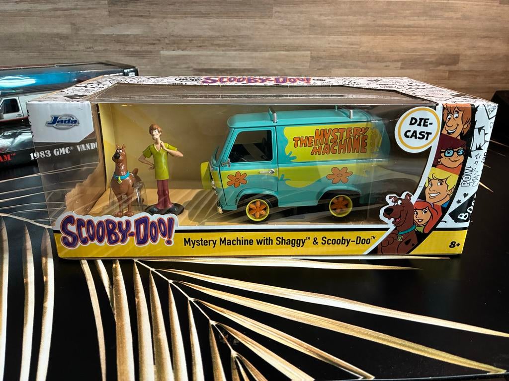 Jada Scooby Doo Mystery Machine 1:24, Ophalen of Verzenden, Nieuw, Bus of Vrachtwagen, Jada