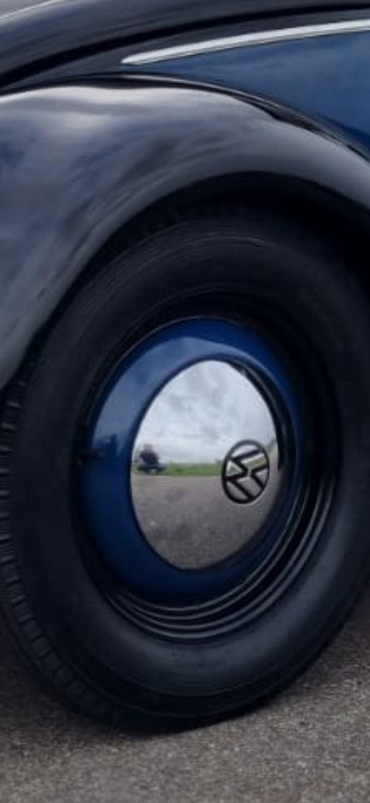 Set van 4 BBT wieldoppen voor Volkswagen kever Nieuw, zwart, Ophalen, Vw, M@mp.nl, 2651NE