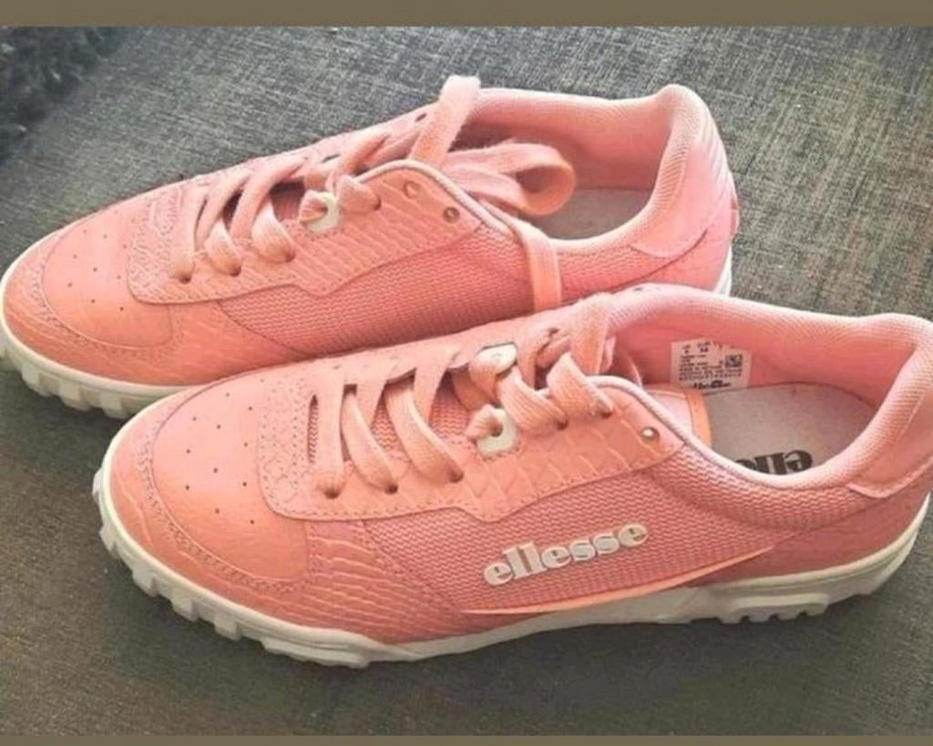 Nieuwe zalmroze Ellesse Pu lederen sneakers 38, Ellesse, Verzenden, Nieuw, Sneakers of Gympen