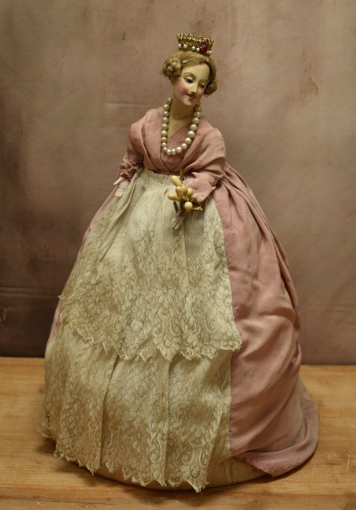 Oude Grote Halfdoll."Uit Aletta's Tijd", Ophalen of Verzenden