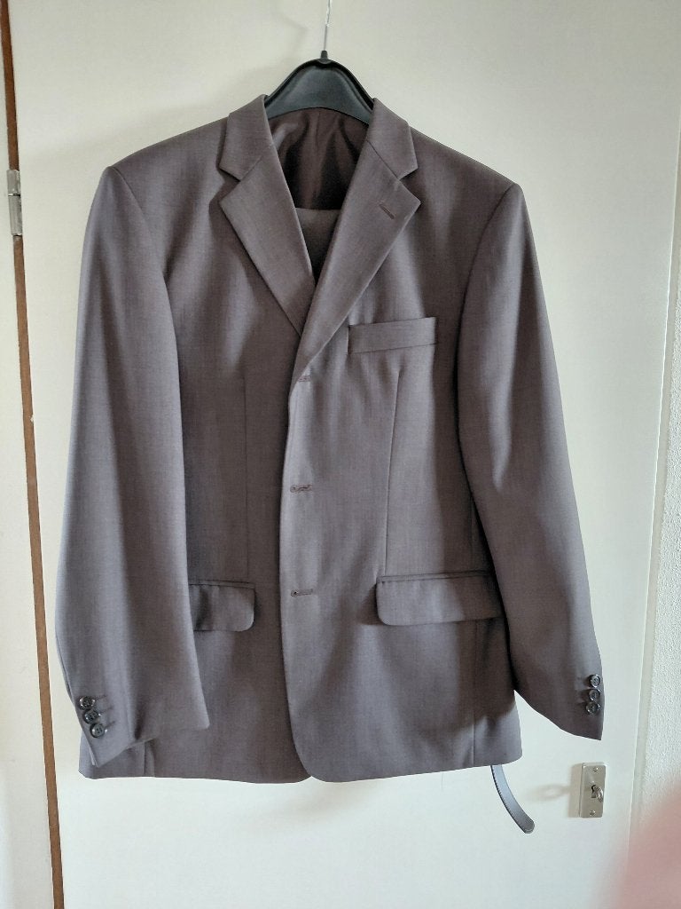 3 delig heren kostuum, C & A, maat 26, kleur bruin/taupe, Bruin, Verzenden, Overige maten, C&A