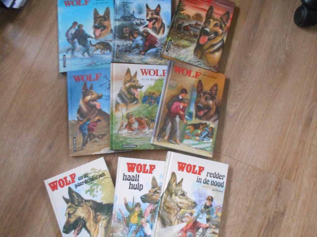 Jan Postma 8 verschillende Wolf boeken, Boeken, Ophalen of Verzenden, Zo goed als nieuw