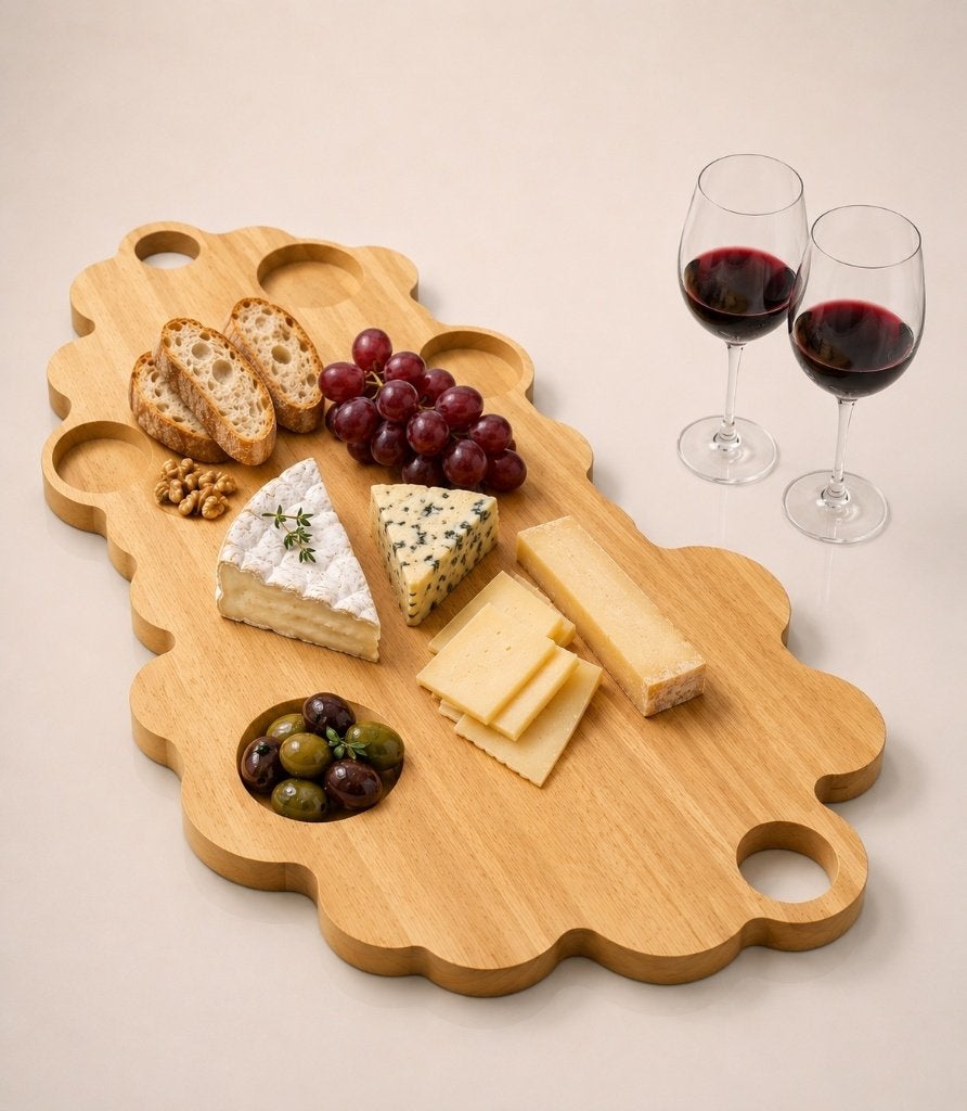 Partij houten in de wolken serveerplanken tapas planken, NHP International, Hout, Snij-/serveerplank, Ophalen of Verzenden