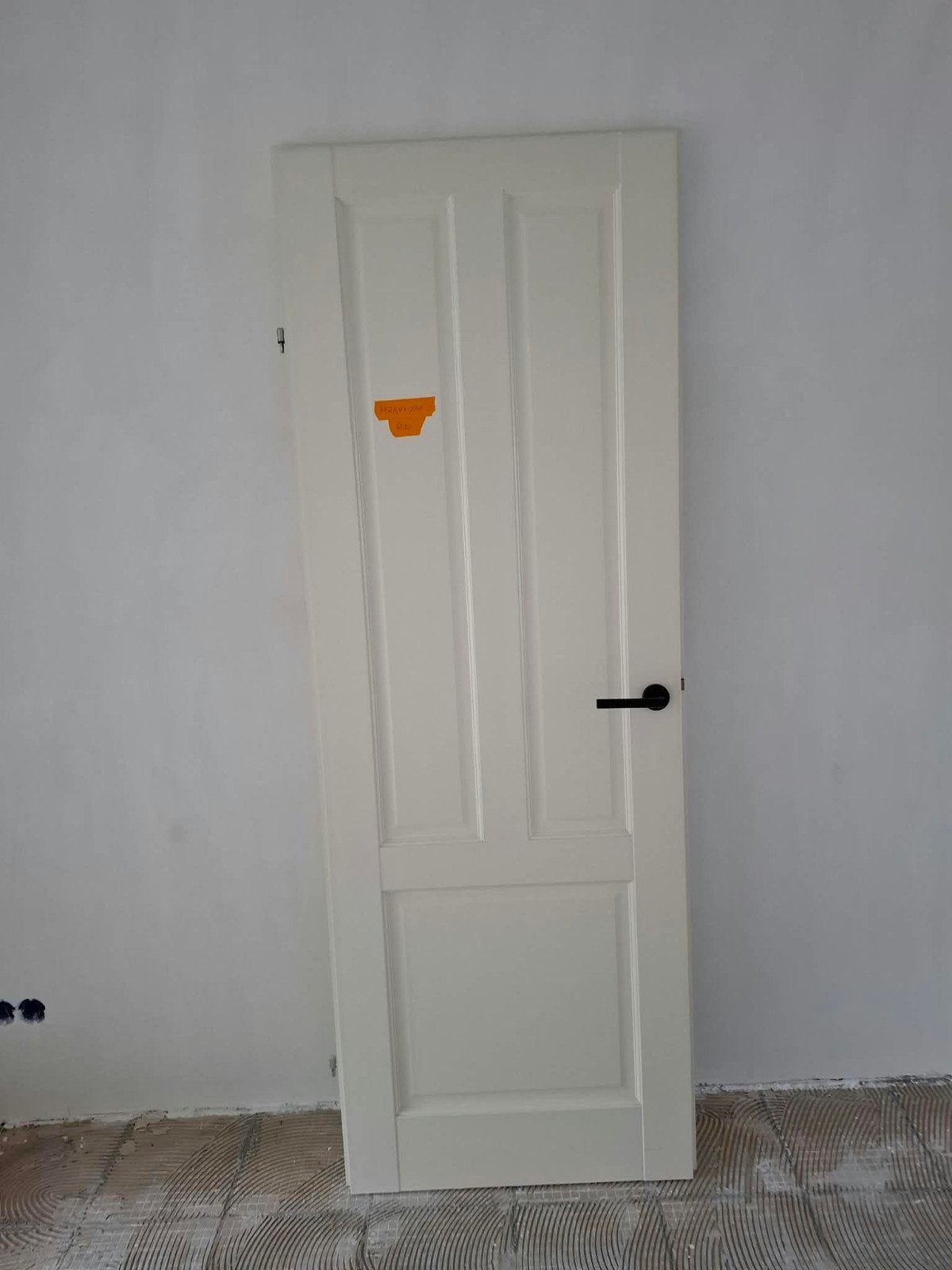 Te koop 3 hardhouten opdek paneel binnendeuren en een stompe, Ophalen, 80 tot 100 cm, Binnendeur, Zo goed als nieuw