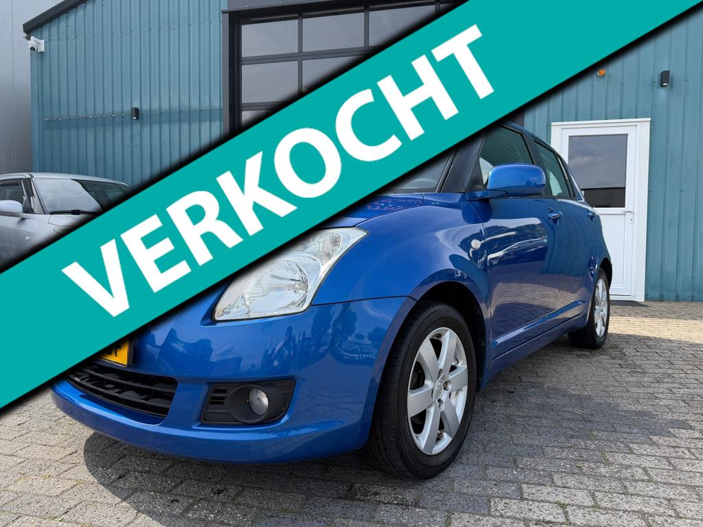 Suzuki Swift 1.3 Comfort Airco APK, Auto's, Suzuki, Voorwielaandrijving, Zwart, Swift, Bedrijf